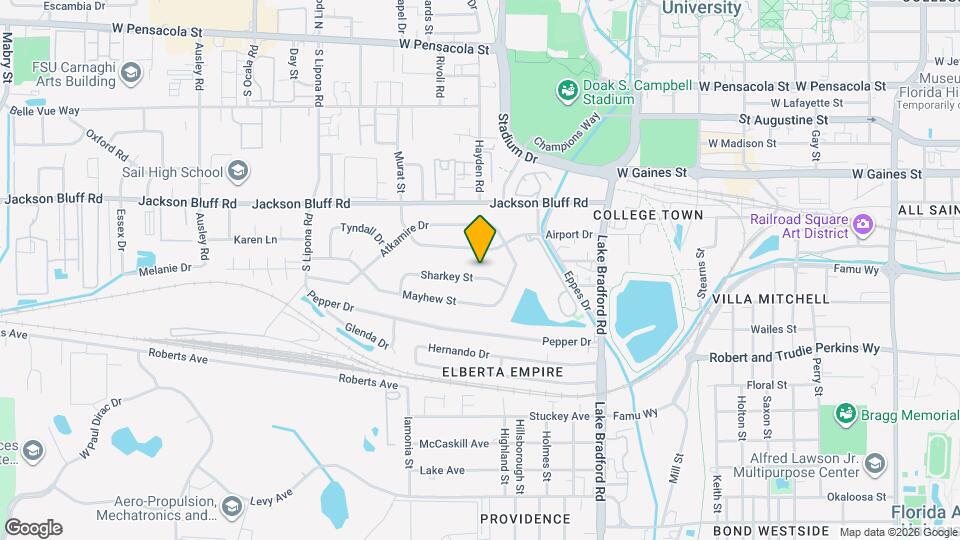 1622 Sharkey St Map and Location Details