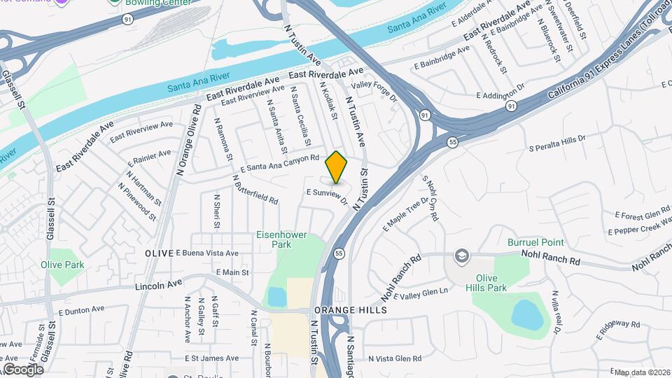 1836 Bolinger Cir Map and Location Details