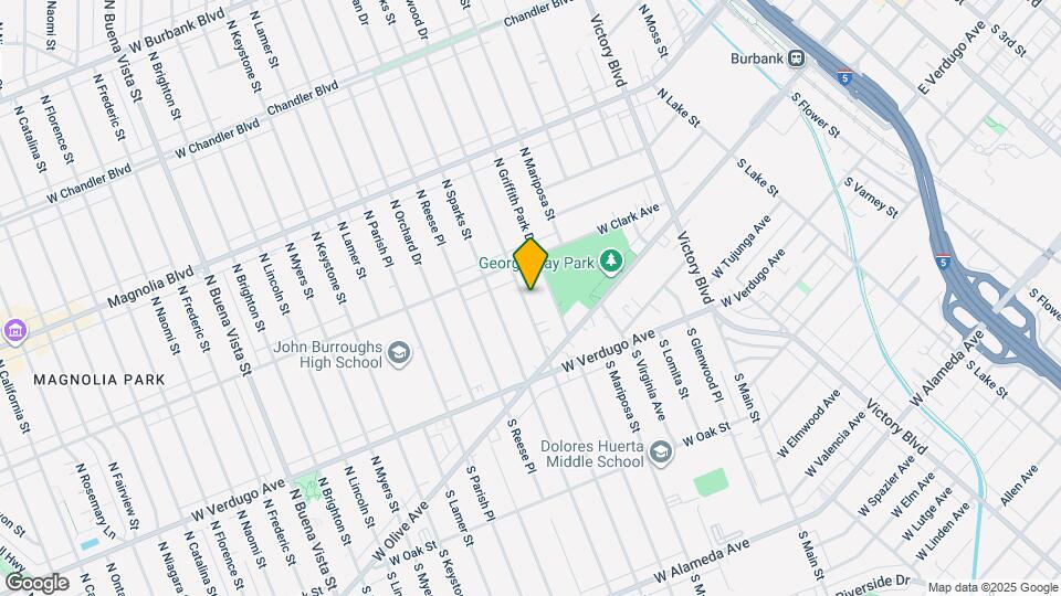 216 N Beachwood Dr Mapa y Detalles de la Ubicación