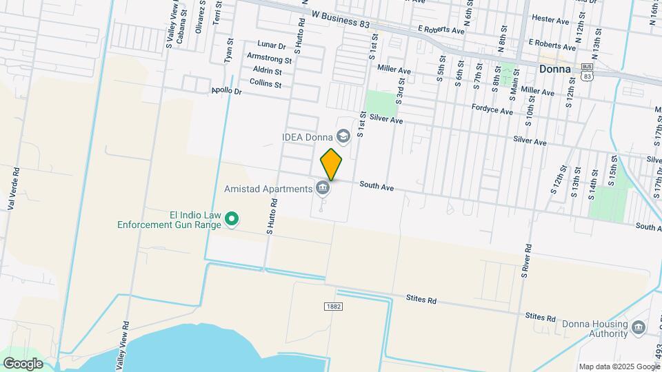 Amistad Apartments Map and Location Details