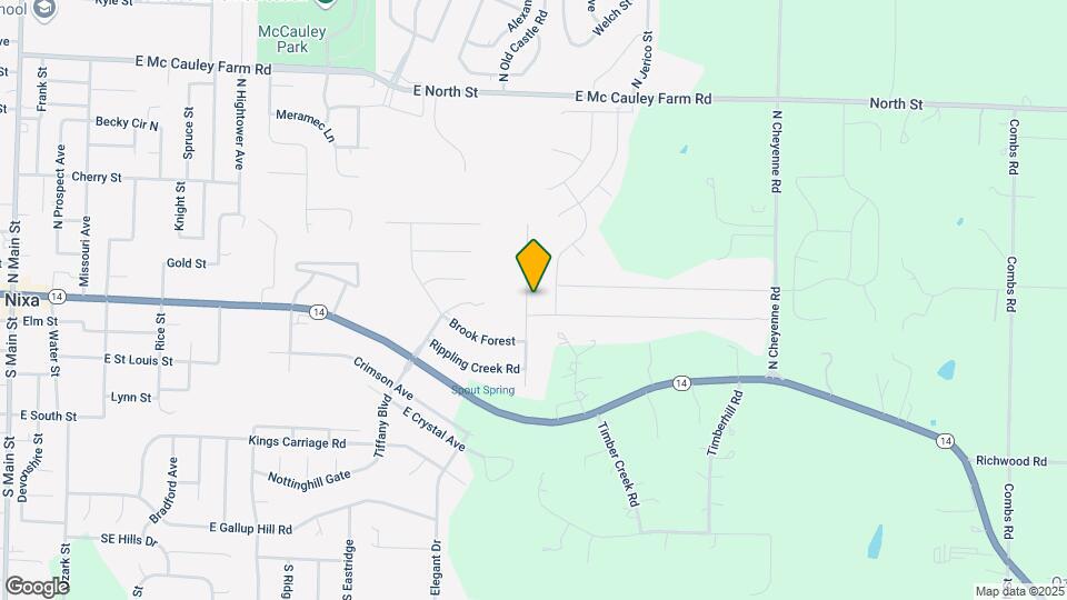 114 N Peach Brook Map and Location Details