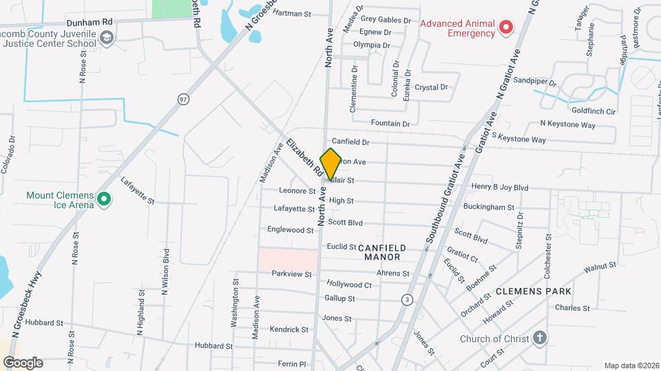 288 North Ave Map and Location Details