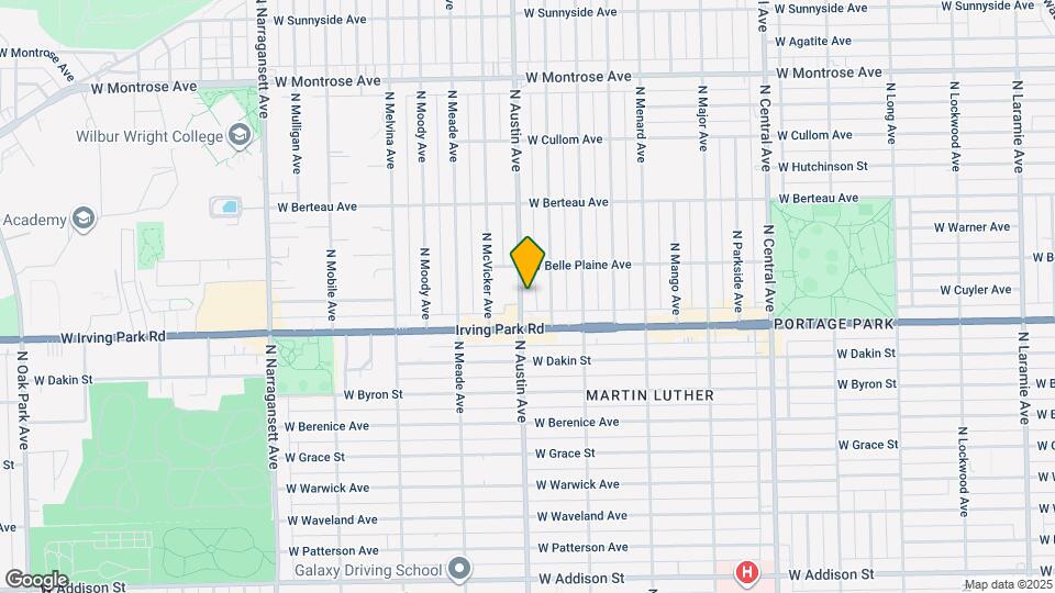 4031 N Austin Ave Map and Location Details