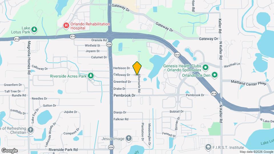 2404 Calloway Dr Map and Location Details