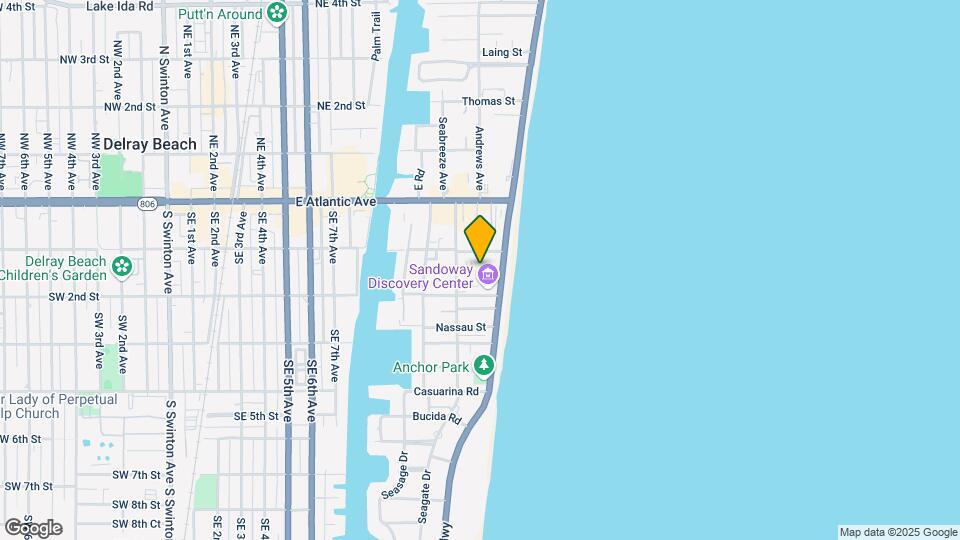 120 S Ocean Blvd Map and Location Details
