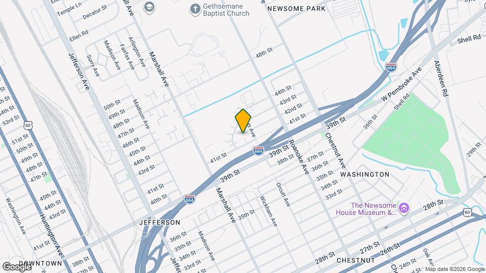 929 41st St Map and Location Details