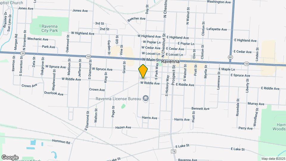 262 W Riddle Ave Map and Location Details