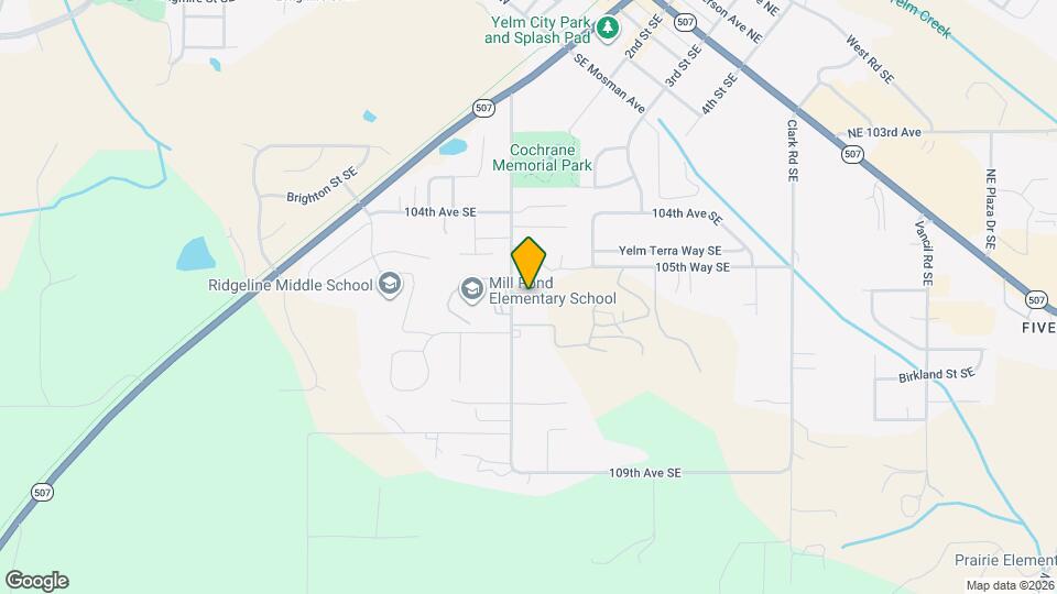 15515 Leah Ave SE, Unit A Map and Location Details
