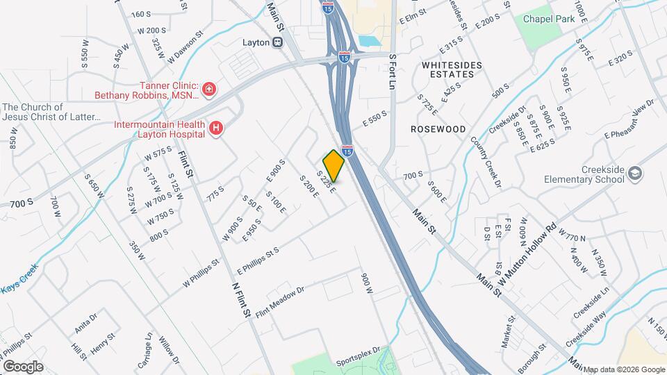 977 S 225 E Map and Location Details