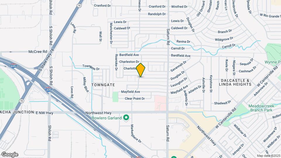 1538 Douglas Dr Map and Location Details