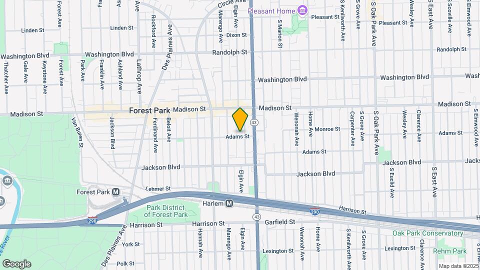 7219-7229 Adams St Map and Location Details
