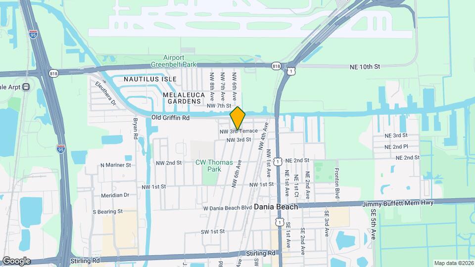 609 NW 3rd Terrace Mapa y Detalles de la Ubicación