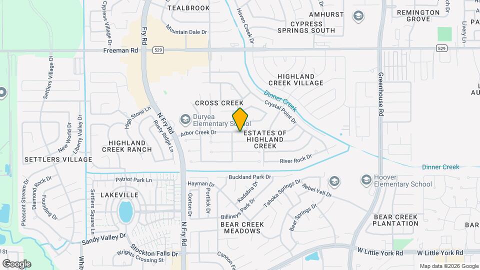 19939 Arbor Creek Dr Map and Location Details