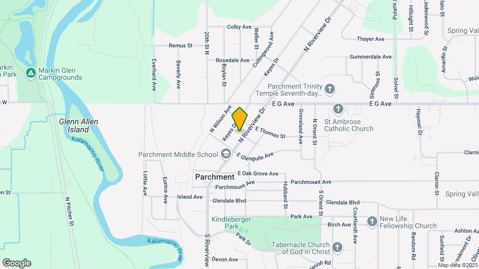 433 N Riverview Dr Map and Location Details