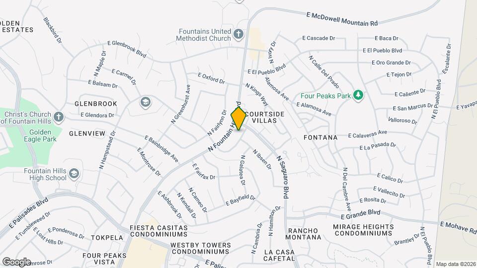 14468 N Sherwood Dr Map and Location Details