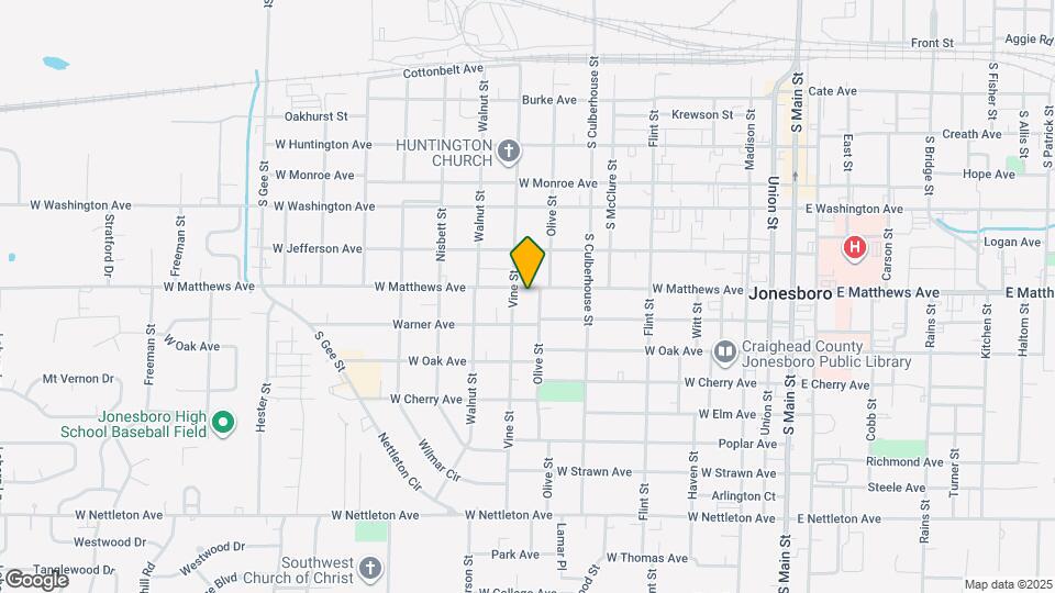 817 W Matthews Ave Map and Location Details