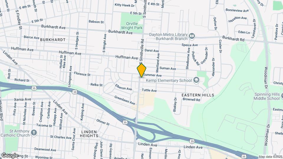 820 S Smithville Rd Map and Location Details
