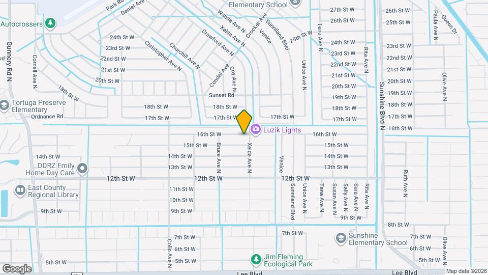 3719 16th St W Map and Location Details