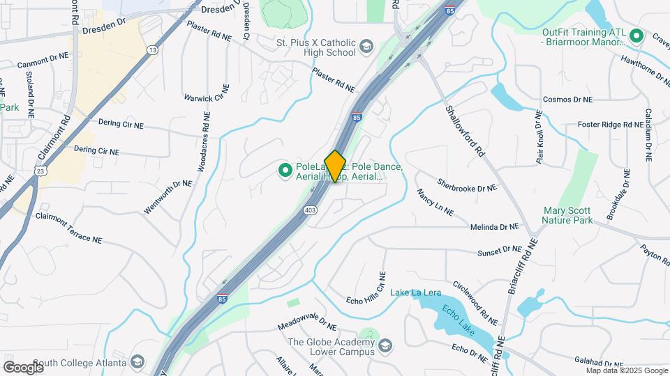 2331 Peachwood Cir NE Map and Location Details