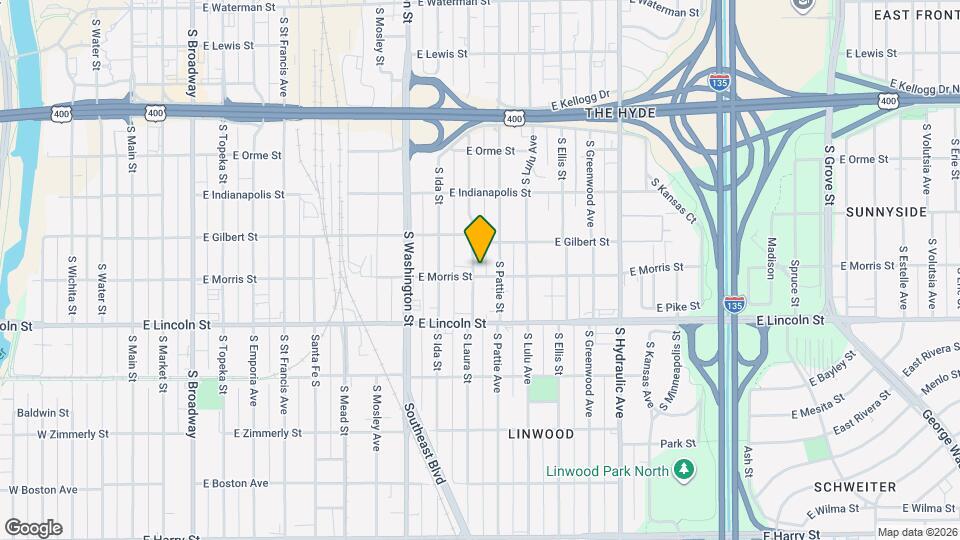 1038 S Laura St Map and Location Details