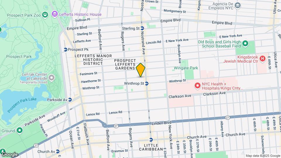 276 Hawthorne St Map and Location Details