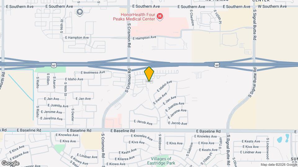 1635 S Wildrose Map and Location Details