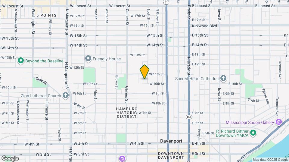 510 W 10 1/2 St Map and Location Details