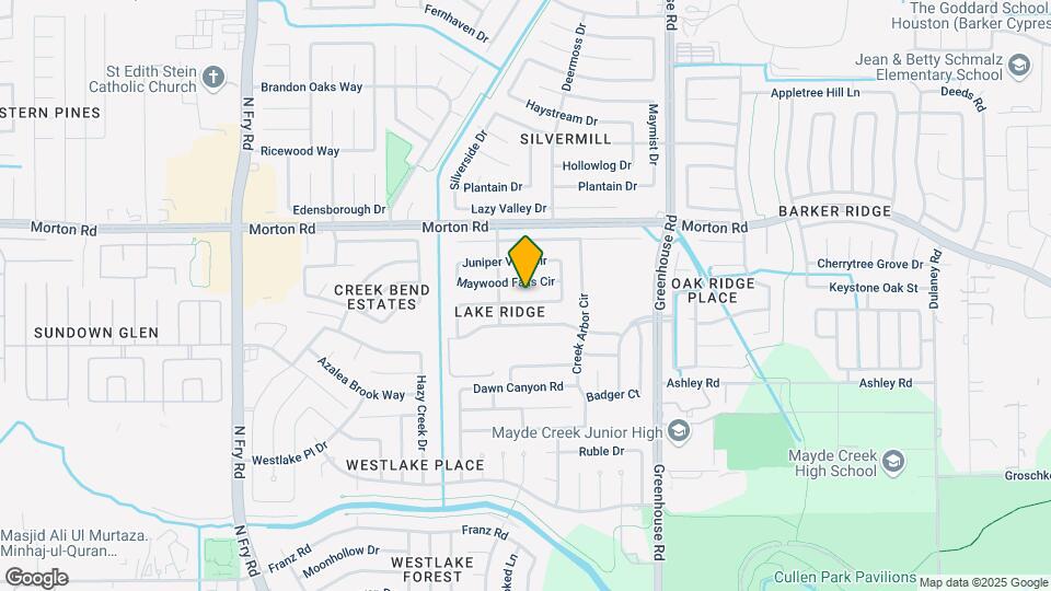 19422 Hillside Springs Cir Map and Location Details