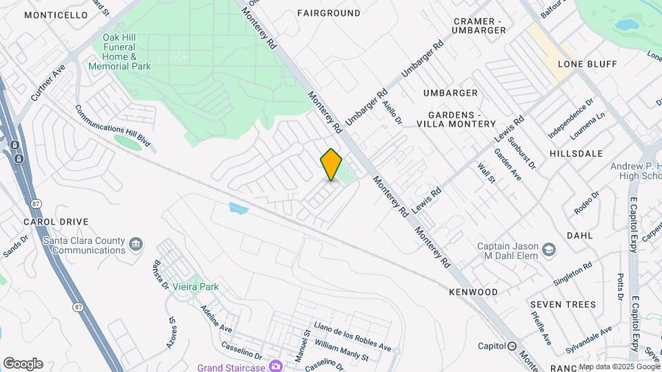 2681 Monterey Hwy Mapa y Detalles de la Ubicación