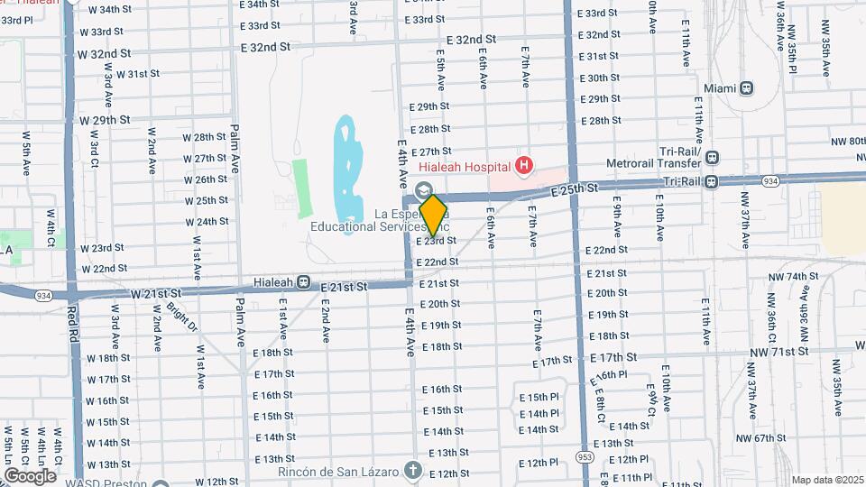 460 E 23rd St Map and Location Details