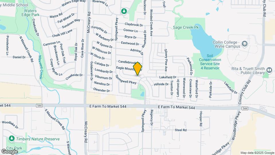 3003 Creekwood Dr Map and Location Details