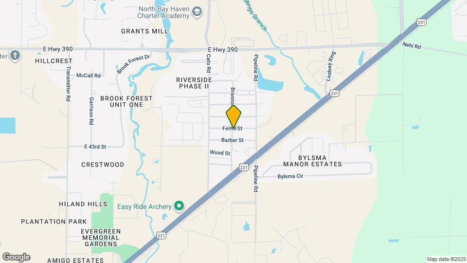4336 Brannon Rd Map and Location Details