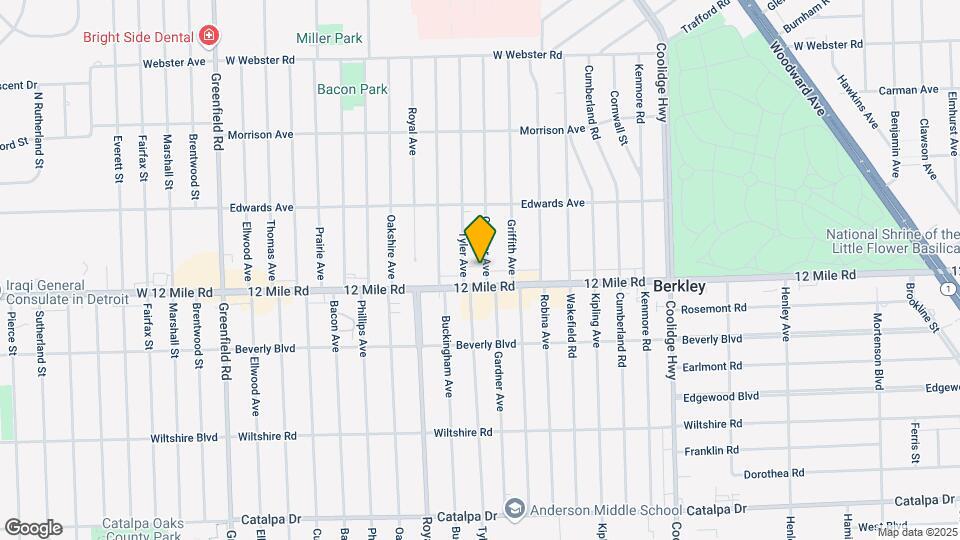 3445 Gardner Ave Mapa y Detalles de la Ubicación