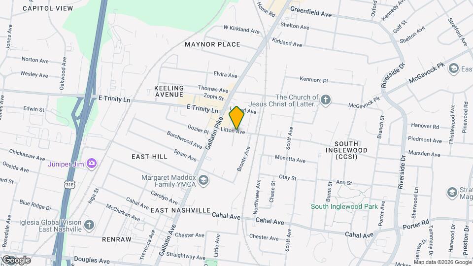 1124 Litton Ave, Unit 102 Map and Location Details