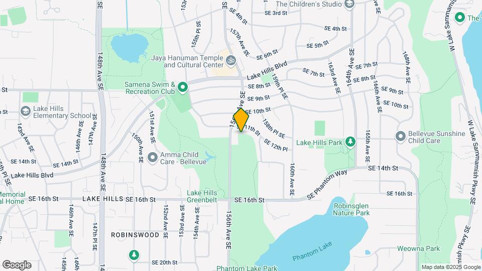 1110 156th Ave SE Map and Location Details
