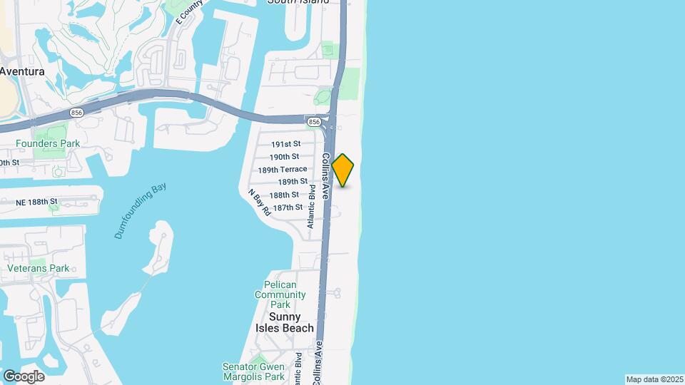 18801 Collins Ave Map and Location Details