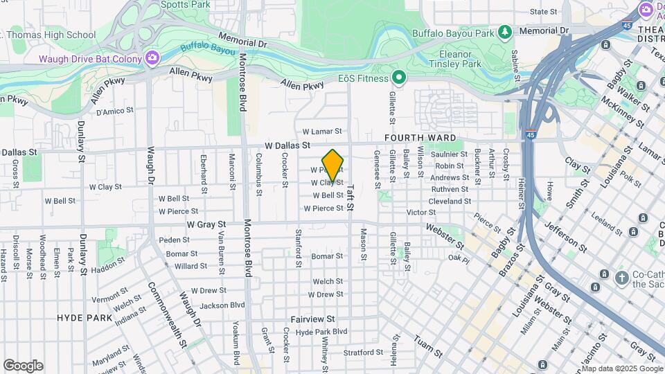 405 W Clay St Map and Location Details