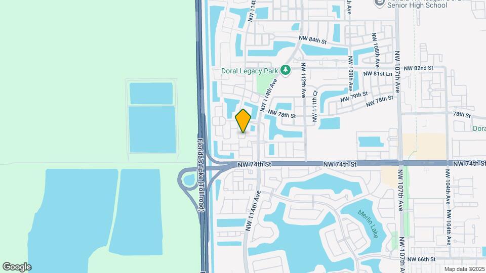 11461 NW 76th St Map and Location Details
