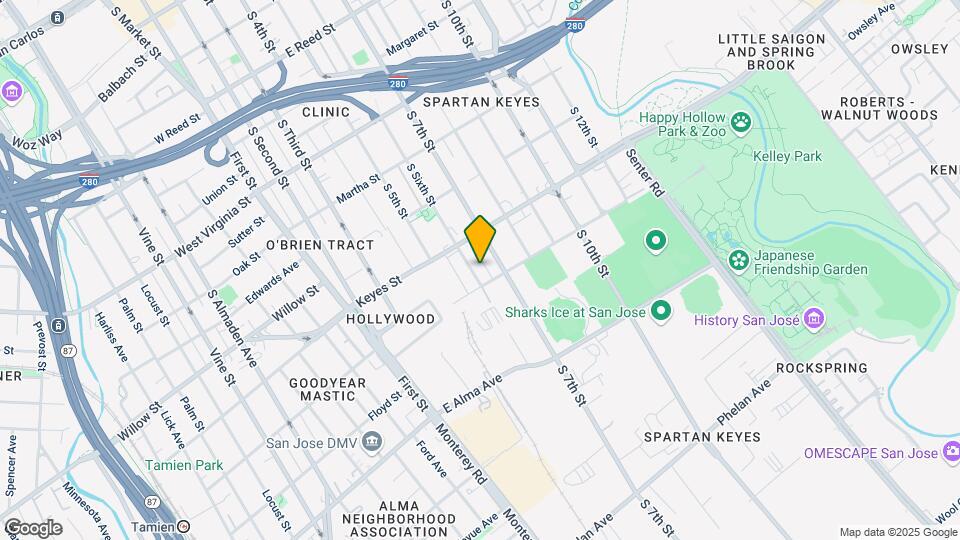 1168 S 6th St Mapa y Detalles de la Ubicación