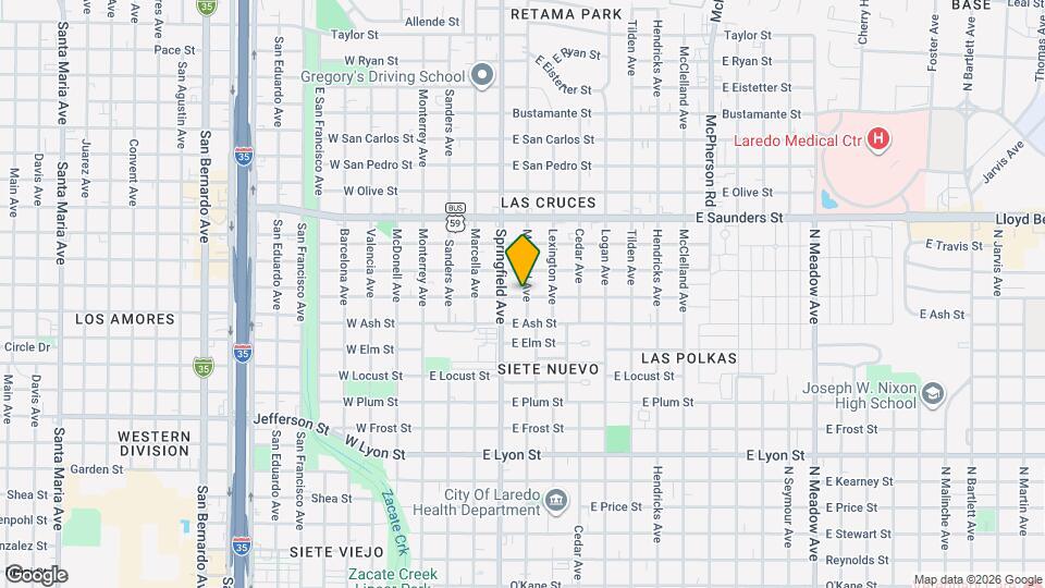 420 E Montgomery St Map and Location Details