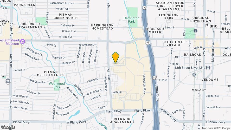 1102 Bexar Ln Map and Location Details