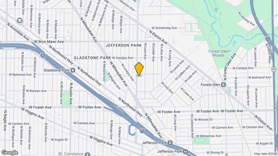 5355 N Central Ave Map and Location Details