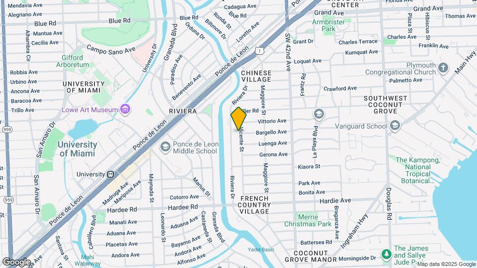 5600 San Vicente St Map and Location Details