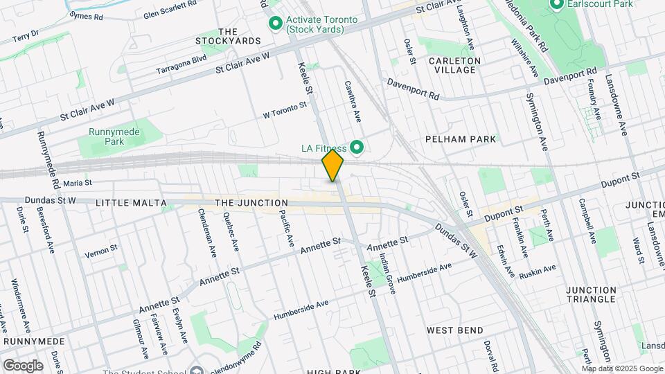 410 Keele St Map and Location Details
