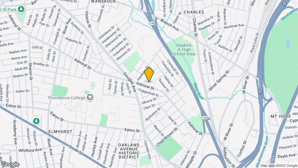 319 Admiral St Map and Location Details