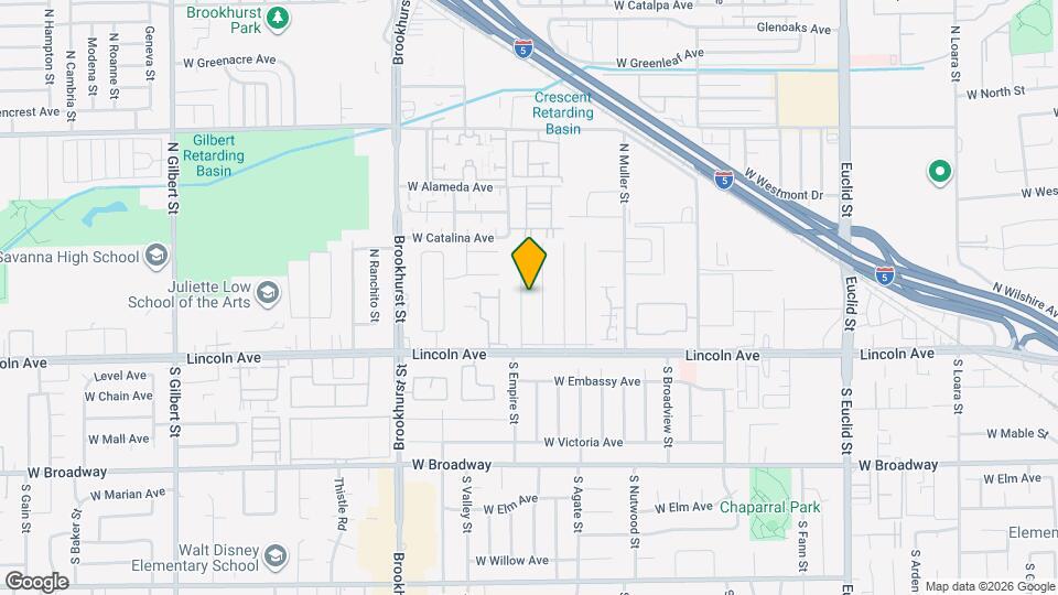 212 N Aladdin Dr Map and Location Details