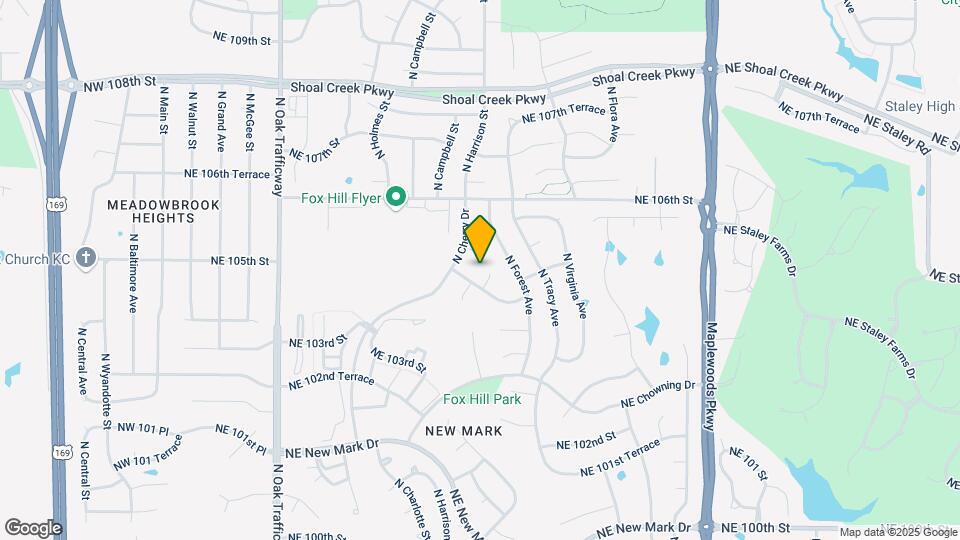 10426 N Harrison Ct Map and Location Details