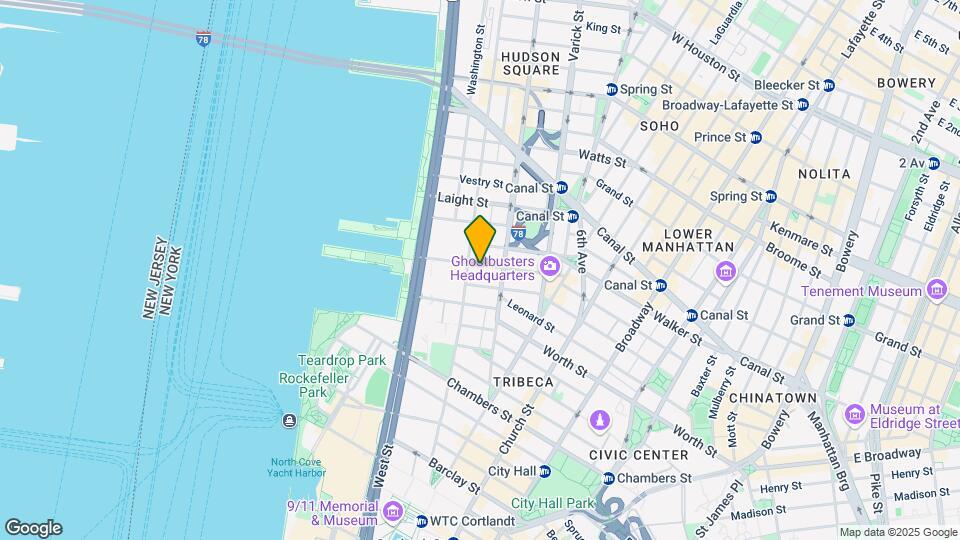 64 North Moore St Map and Location Details