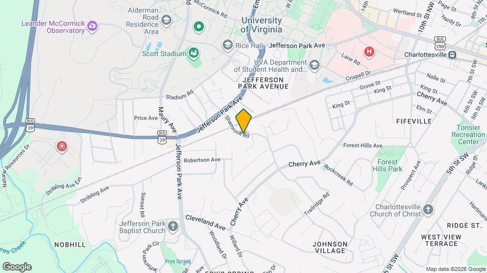 211 Shamrock Rd Map and Location Details
