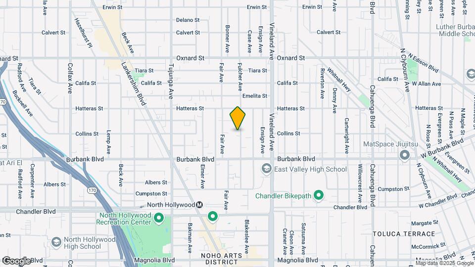5701 Fulcher Ave Mapa y Detalles de la Ubicación